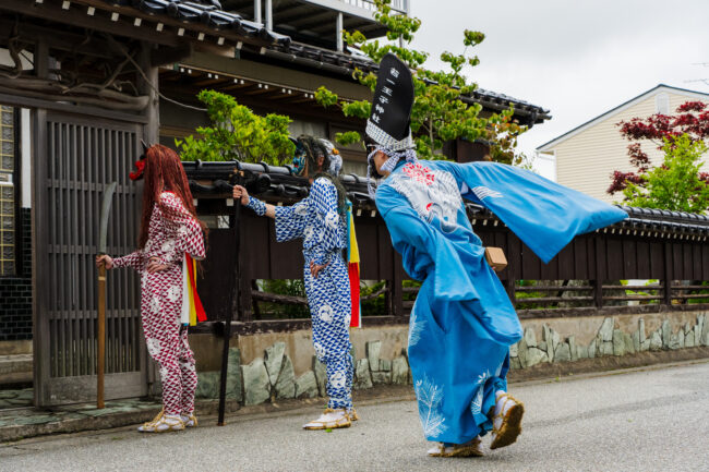 中原・鍛冶町まつりの鬼太鼓
