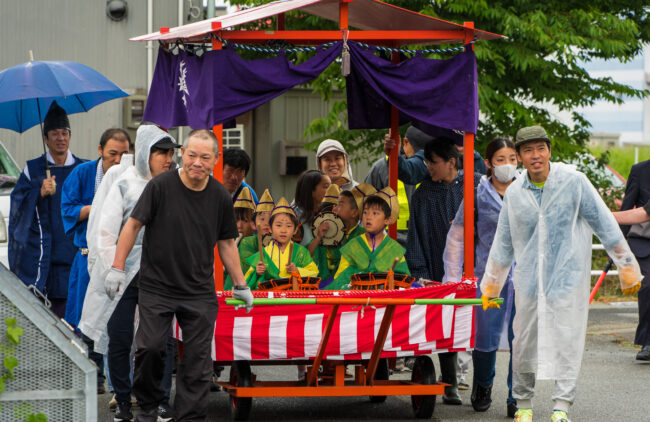 中原・鍛冶町まつりの鬼太鼓