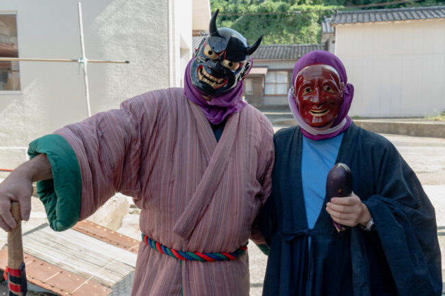沢崎まつりの大獅子
