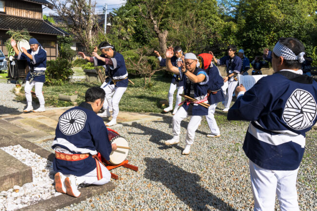 小泊まつりの太鼓